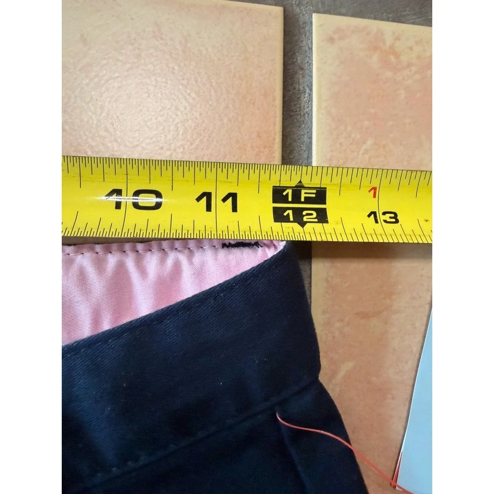 2 NWT Cat & Jack Girls Straight School Uniform Pants Navy Blue Size 12